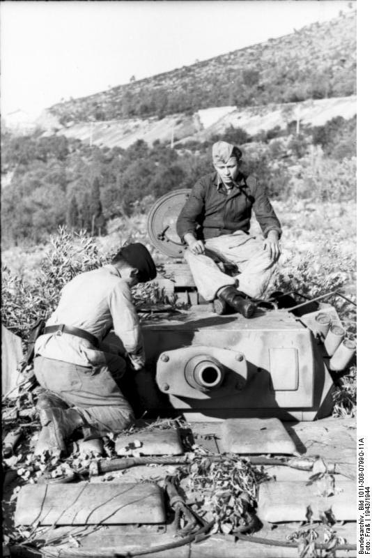 Bundesarchiv -  Panzer III - italia 1943 Bundes70