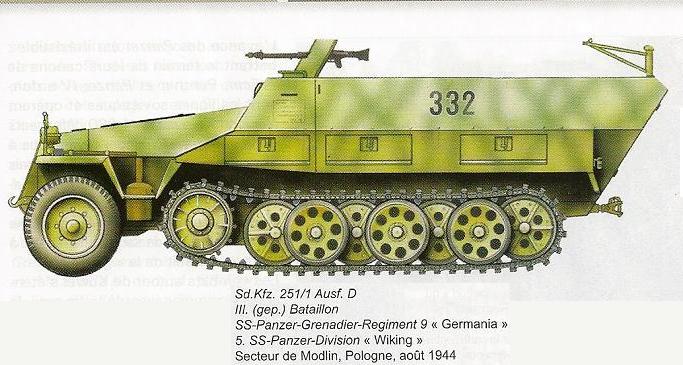 SdKfz 251 - Sonderkraftfahrzeug 251 Yy08410