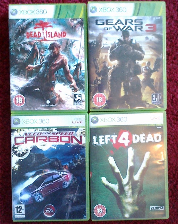 XBOX 360 games for sale wide selection 26082010