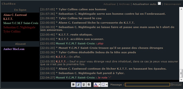 » bienvenue sur la chatbox. Voitur10