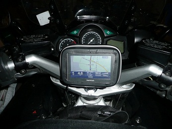 GPS auto sur ma moto Gps10