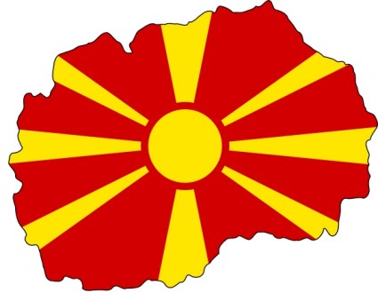 Mazedonien Flag_m10
