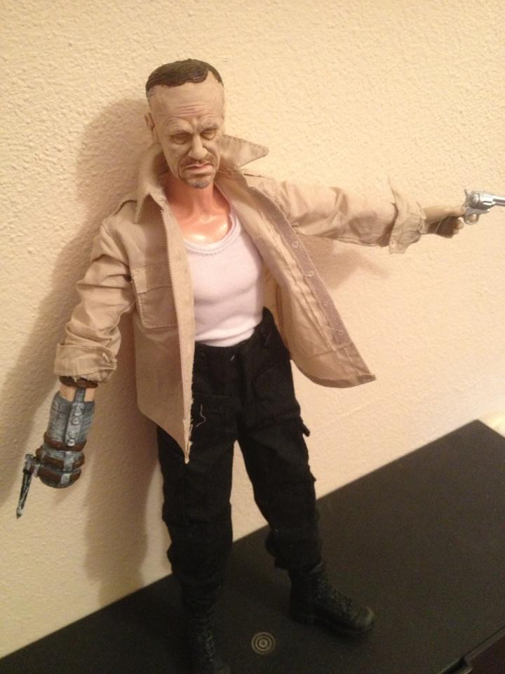  the walking dead custom merle dixon con monchino scala 1:6 94436110