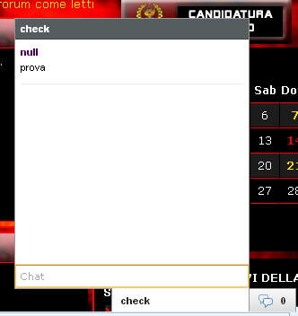 chat - Codice chat interferisce con la normale messaggistica Chatat10