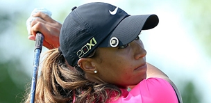 Cheyenne Woods, the niece of Tiger Woods 1st win as professional Cwoods10