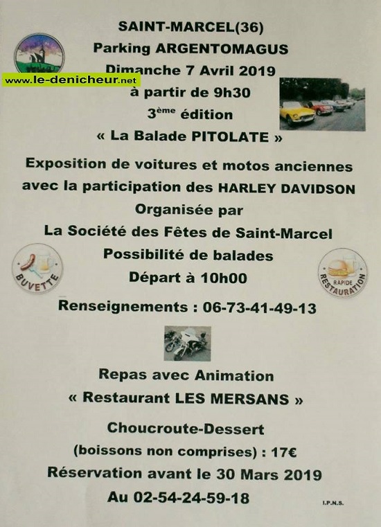 Manifestation - Dimanche 7 Avril 2019 - Saint - Marcel (36) 04-07_10