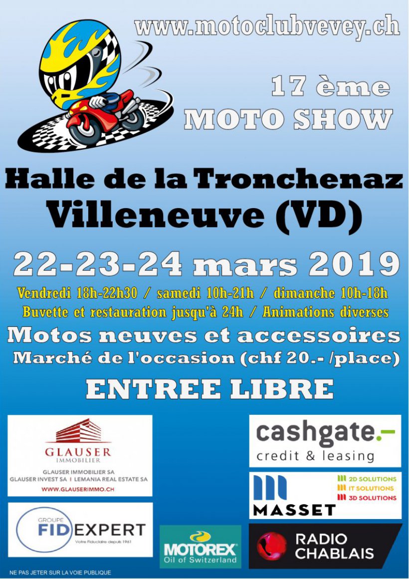 Moto Show - 22 - 23 - 24 Mars 2019 - Halle de la  Tronchenaz - VILLENEUVE (VD)  15455810