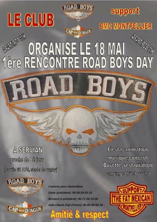   1er Rencontre ROAD BOYS DAY - 18 Mai 2019  - Servian  15491810