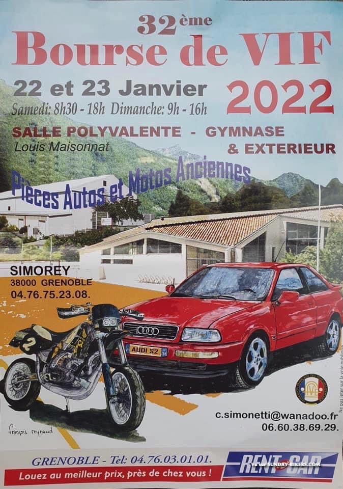 Manifestation - 32eme  Bourse de Vif  - 22 & 23 Janvier 2022 - Grenoble (38000) 16398510