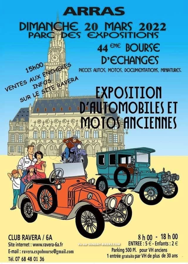 MANIFESTATION - Exposition D'automobiles et Motos Anciennes - 20 Mars 2022 - Arras  16458111