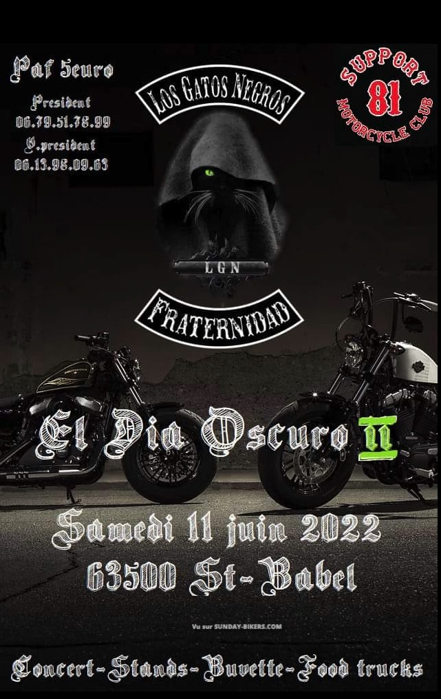 MANIFESTATION - El Dia Oscuro 2 - Samedi 11 Juin 2022 - St Babel (63500) 16458610