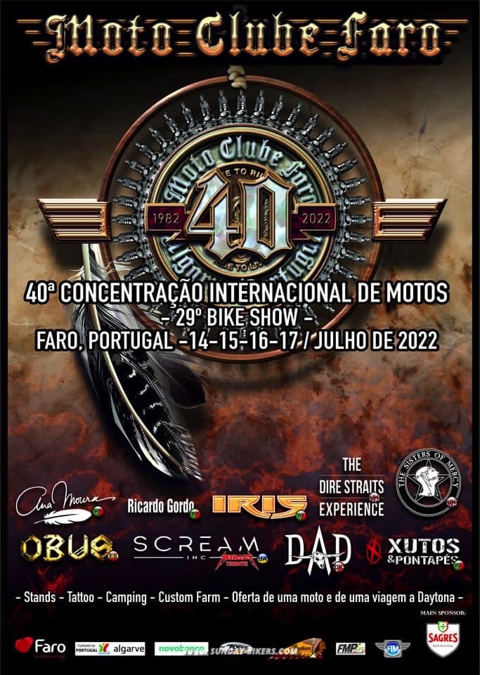MANIFESTATION - Moto Club FARO - 14-15-16-17 Juillet 2022 - Faro - Portugal  16519011