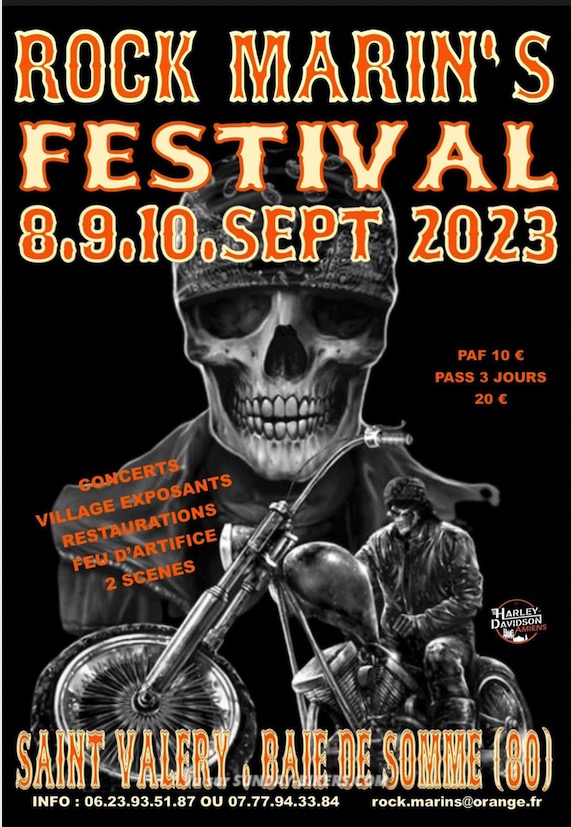 MANIFESTATION - Rock Marin's Festival - 8/9/10 Septembre 2023 - St Valéry - Baie de Somme ( 80) 16739610