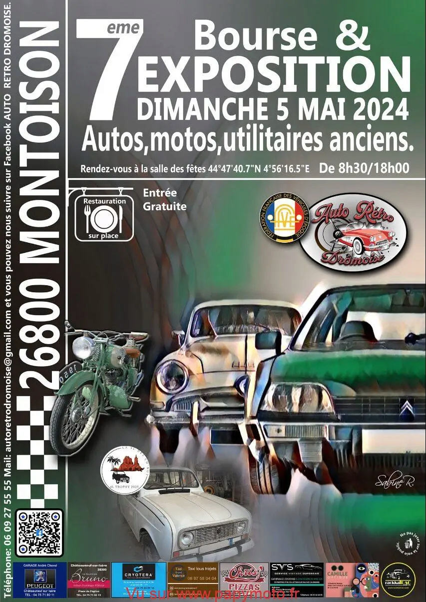 MANIFESTATION - Bourse & Expo - Dimanche 5 Mai 2024 - MONTOISON - (26800) 17072111