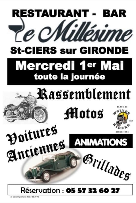 MANIFESTATION - Rassemblement Motos - Mercredi 1er Mai 2024 - St -Ciers sur Gironde -  17110910