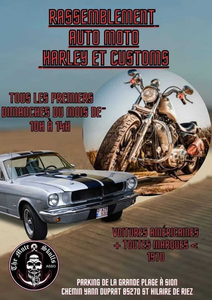 MANIFESTATION - Rassemblement Auto Moto Harley & Custom - 1er Dimanche du mois - St Hilaire de Retz  17139610