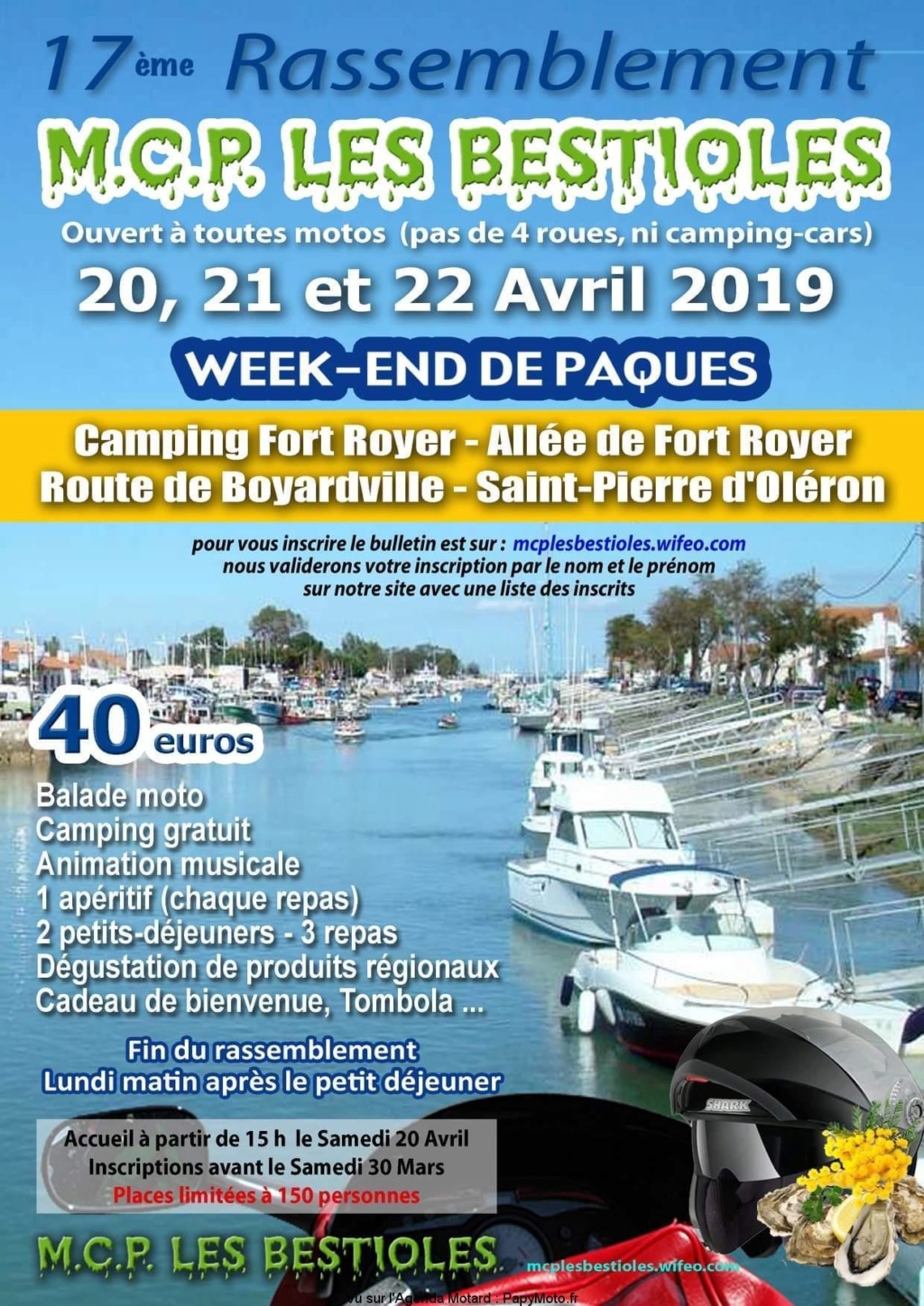 Rappel - Rassemblement - 20 - 21 - & 22 Avril 2019 - Saint - Pierre D'Oléron (17) 17e-ra11
