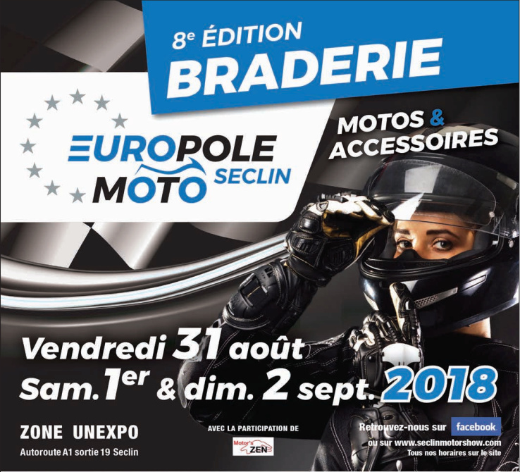 Braderie - Europole Moto Seclin - 31 aout . 1er & 2 septembre 2018 18012110
