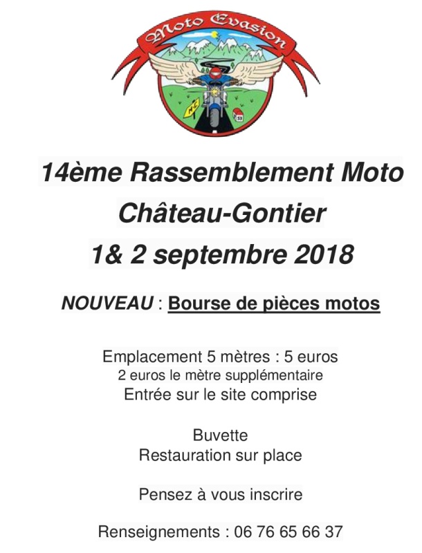 Rassemblement - 1ER& 2 septembre 2018 - Chateau - Gontier (  53200 )  18072211