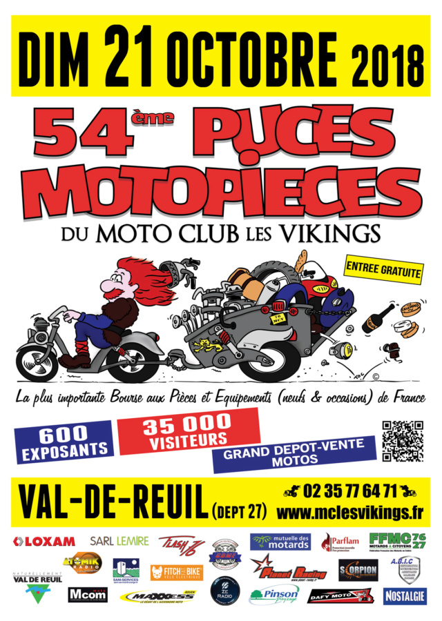 Puces Motopieces - 21 octobre2018 -Val De Reuil (27) 18090712