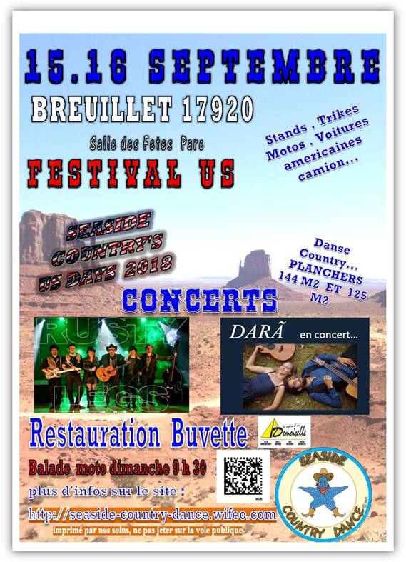 Festival - 15 & 16 septembre  - BREUILLET -  (17920 ) 2018br10