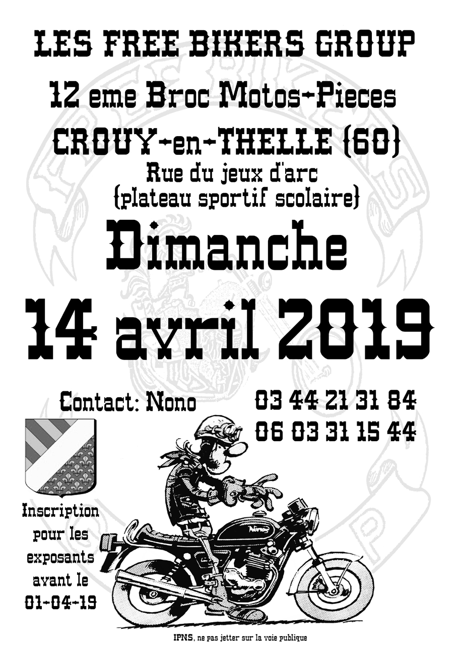 Broc Motos Pieces - Dimanche 14 Avril 2019 - Crouy - en - Thelle (60) 2019mo12