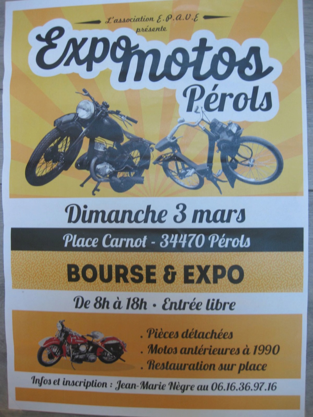 Expo - Motos - Dimanche 3 Mars 2019 - Pérols (34470) 2019pe10