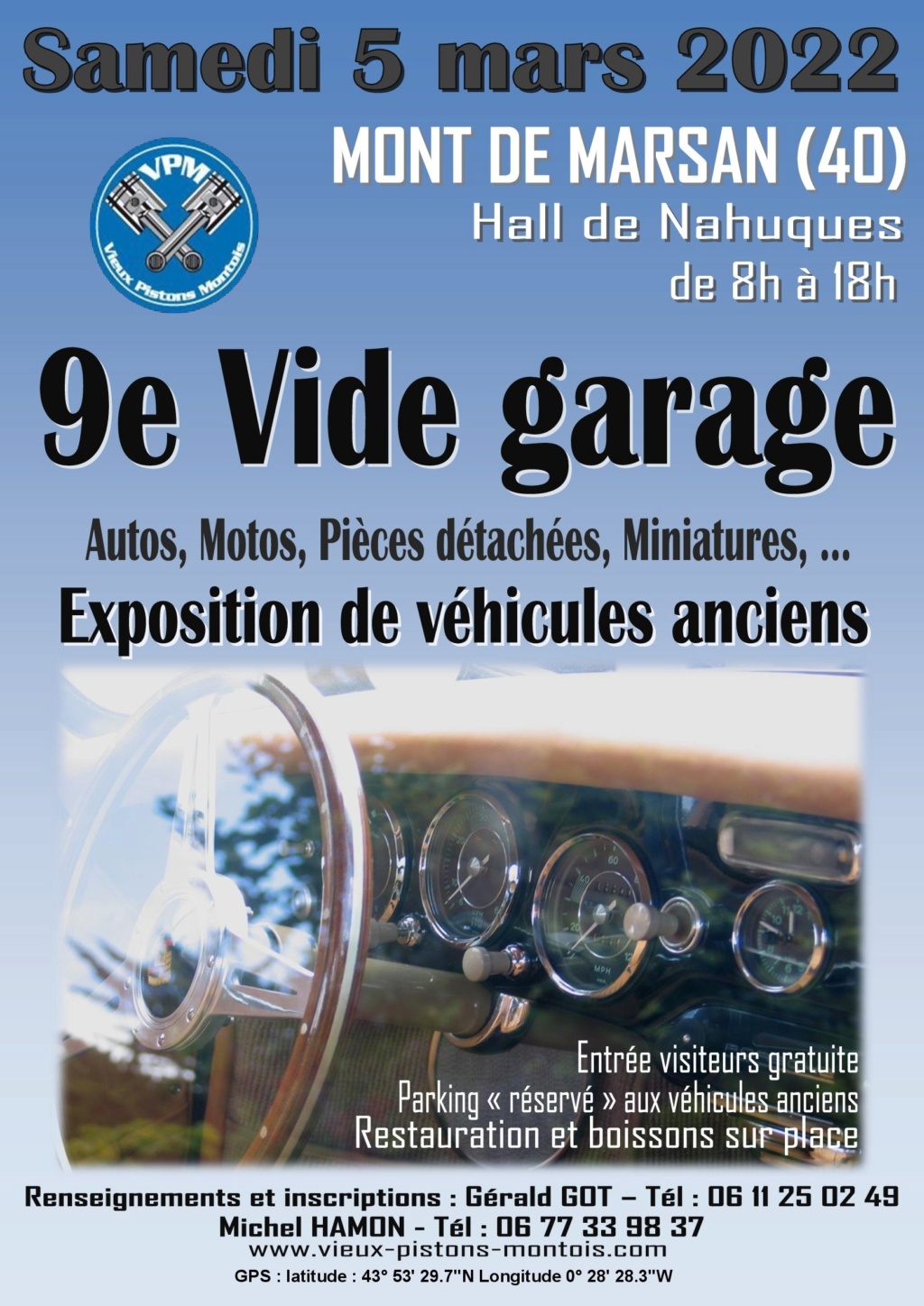 MANIFESTATION - Vide Garage - Samedi 5 Mars  2022 - Mont De Marsan (40) 2022af10
