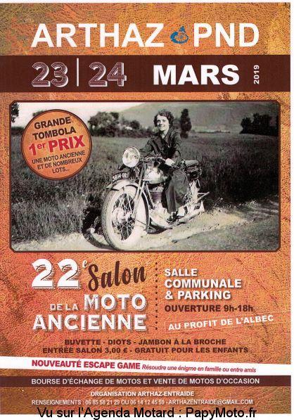  22éme Salon de la Moto Ancienne - 23 & 24 Mars 2019 - ARTHAZ- Pont -Notre -dame -(74) 22e-sa10