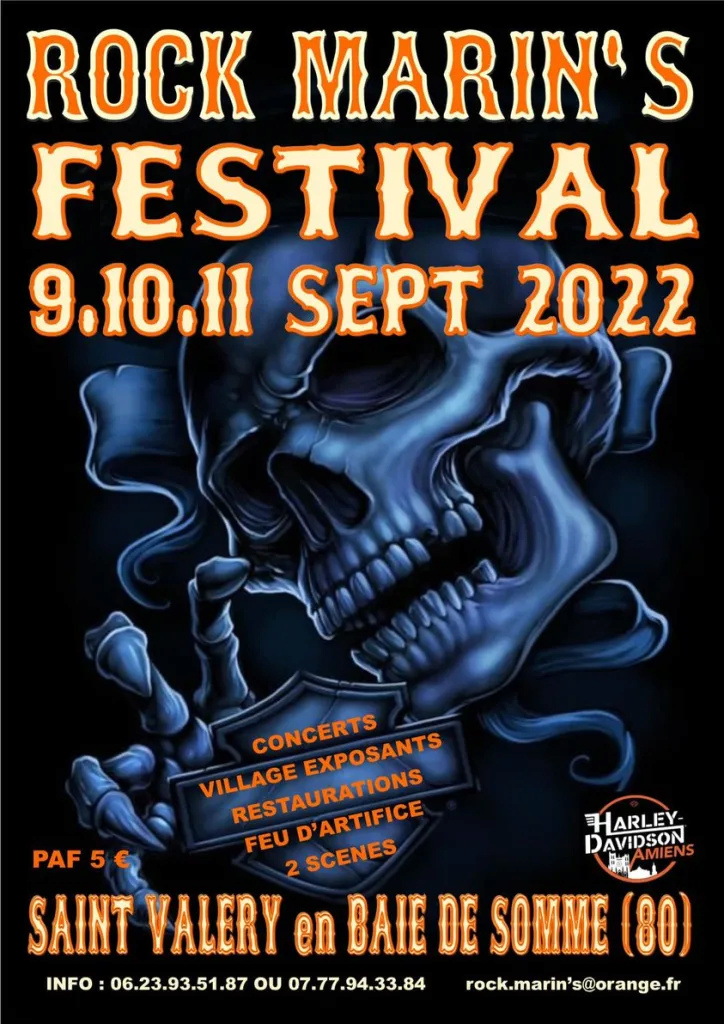 MANIFESTATION - Rock Marin's Festival - 9/10/11 Septembre 2022 Saint Valéry ( Baie de Somme 80) 27363710