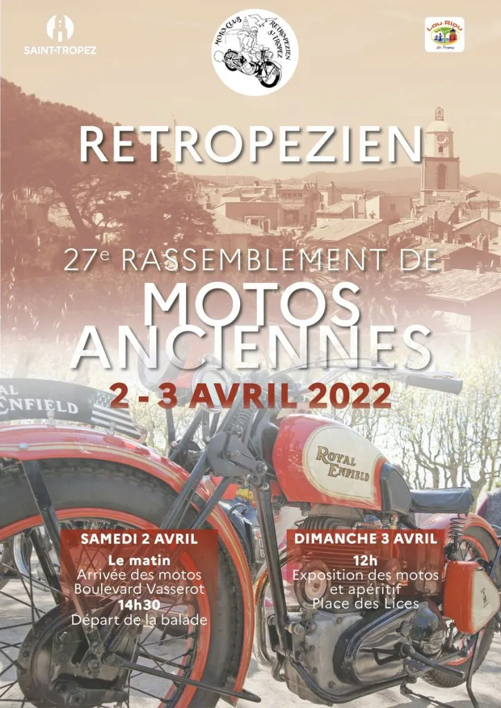 MANIFESTATION - 27 ème Rassemblement de Motos Anciennes  - 2 & 3 Avril 2022 - Saint - Tropez  27465610