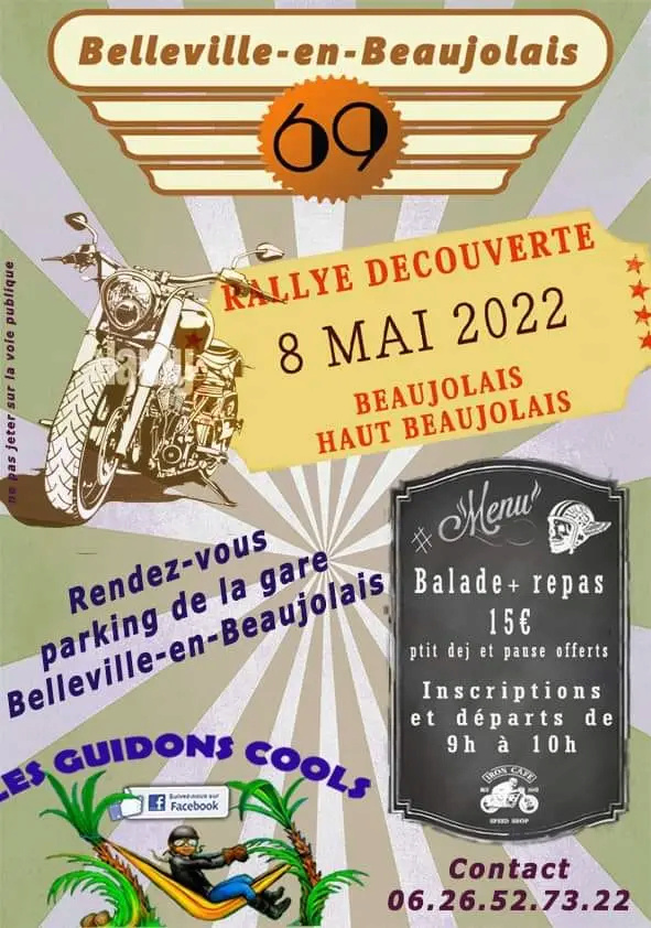 MANIFESTATION - Rallye Découverte - 8 Mai 2022 - Belleville-En-Beaujolais  27511010