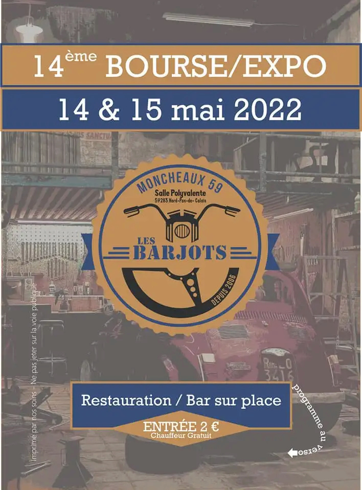 MANIFESTATION - Bourse Moto / Expo - 14 & 15 Mai 2022 - Moncheaux (59) 27580610