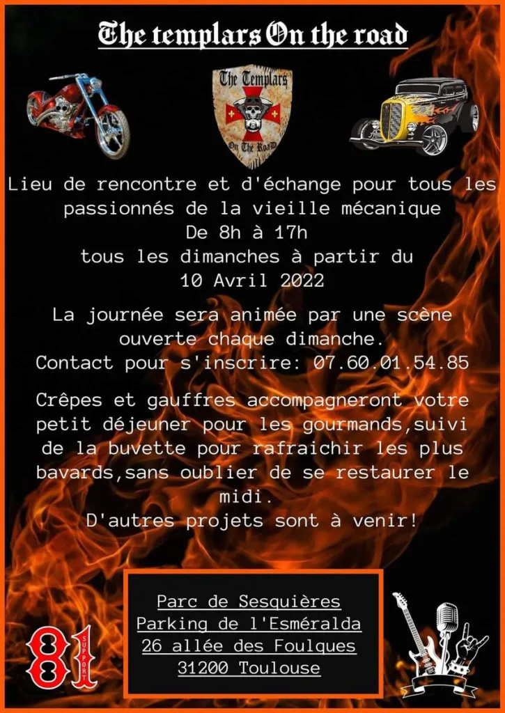 MANIFESTATION - The Templars On The Road - 10 Avril 2022 - Toulouse (31200) 27757210