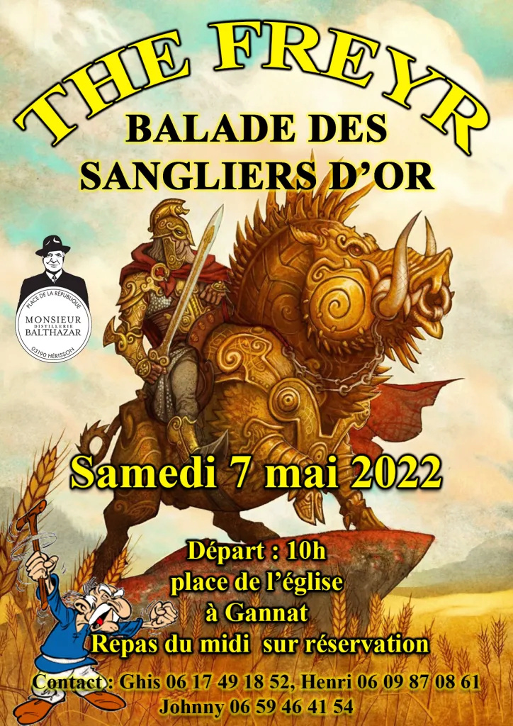 MANIFESTATION - Balade des Sangliers D'or - Samedi 7 Mai 2022 - Gannat  27815710