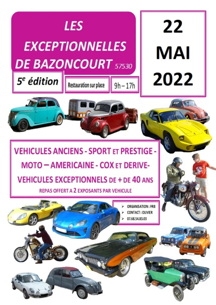 MANIFESTATION - Exposition - 22 Mai 2022 - Bazoncourt (57530) 27836610