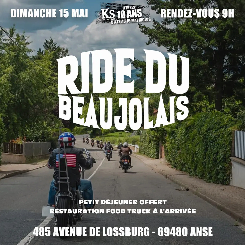 Manifestation  - Ride du Beaujolais - 15 Mai 2022 - Anse (69480) 27857310