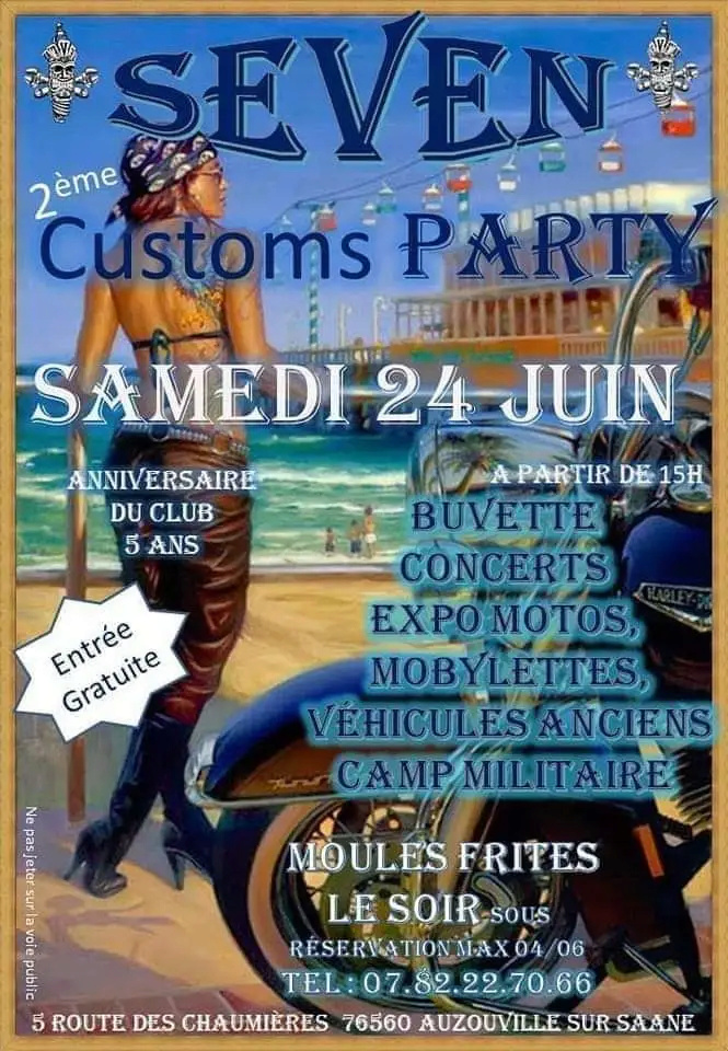 MANIFESTATION - 2ème Custom Party - Samedi 24 Juin 2023 - Auzouville sue Saane - (76560) 33257410