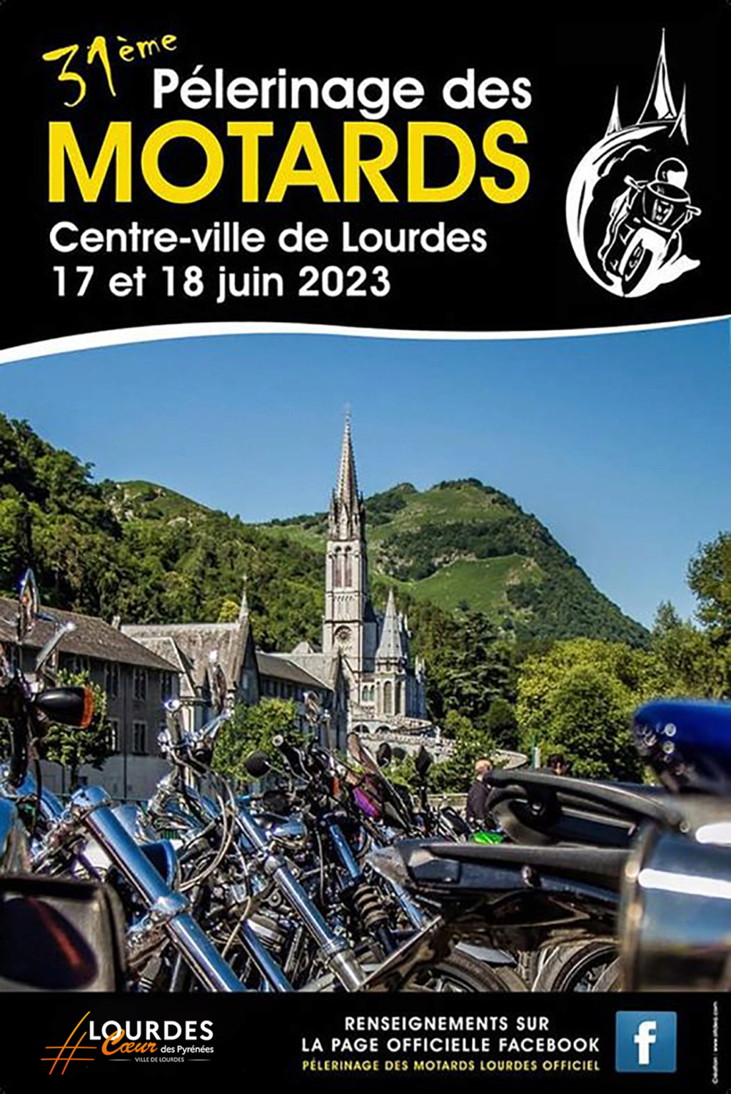 MANIFESTATION - 31ème Pélerinage des Motards - 17 & 18 Juin 2023 - Centre Ville de Lourdes -  33883310