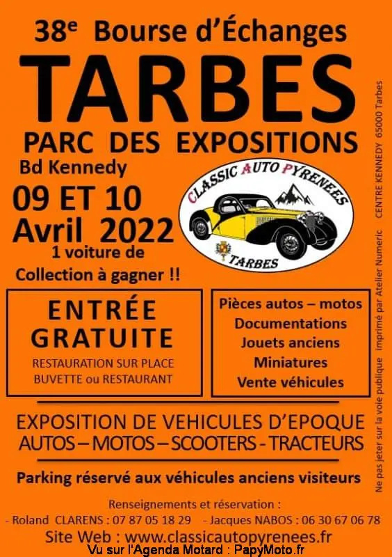 MANIFESTATION - 38ème Bourse D'échanges - 9 & 10 Avril 2022 - Tarbes - ( Parc des Expositions ) 36e-bo10