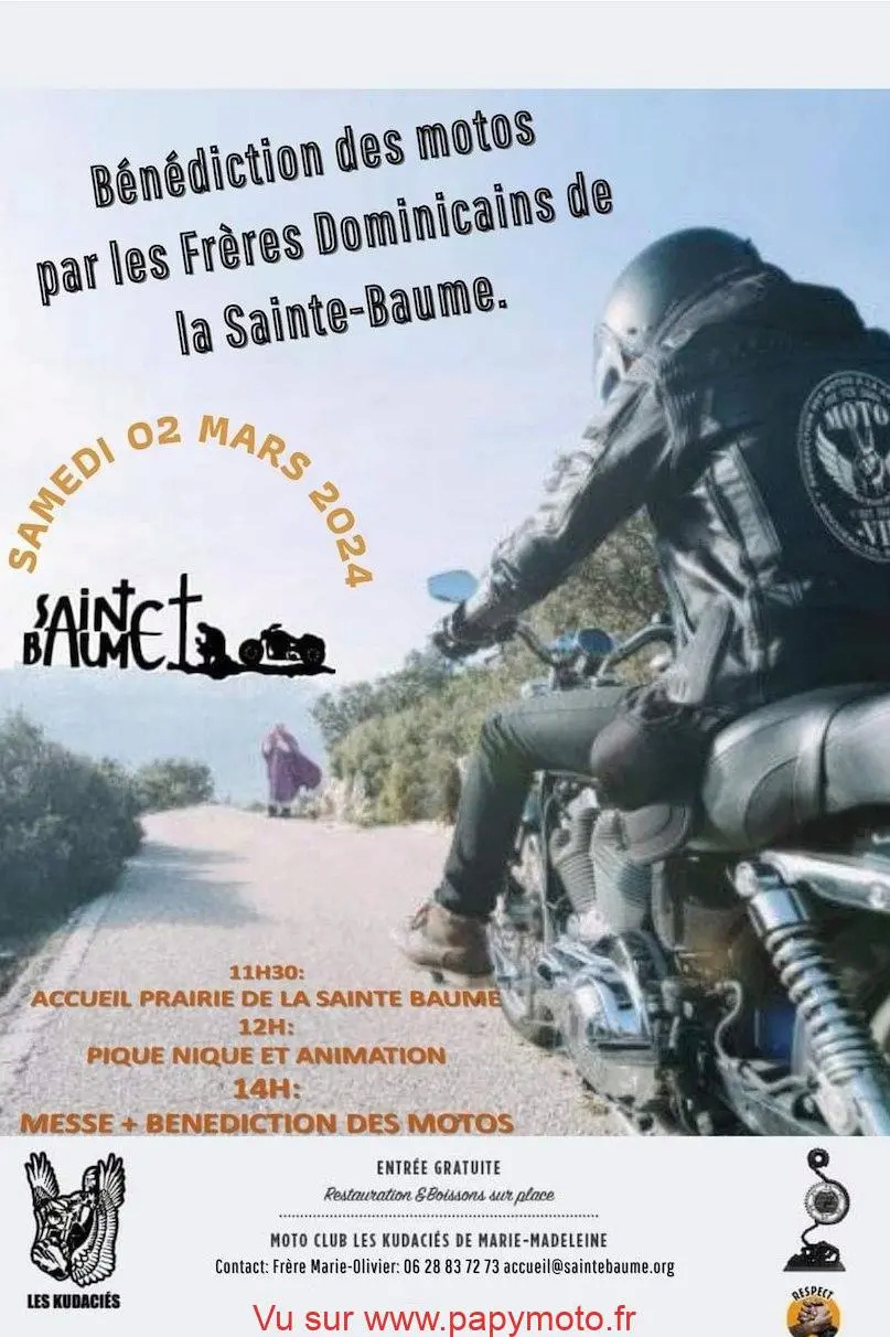 MANIFESTATION - Bénédiction Des Motos - Samedi 2 Mars 2024 - Sainte Baume -  42795310