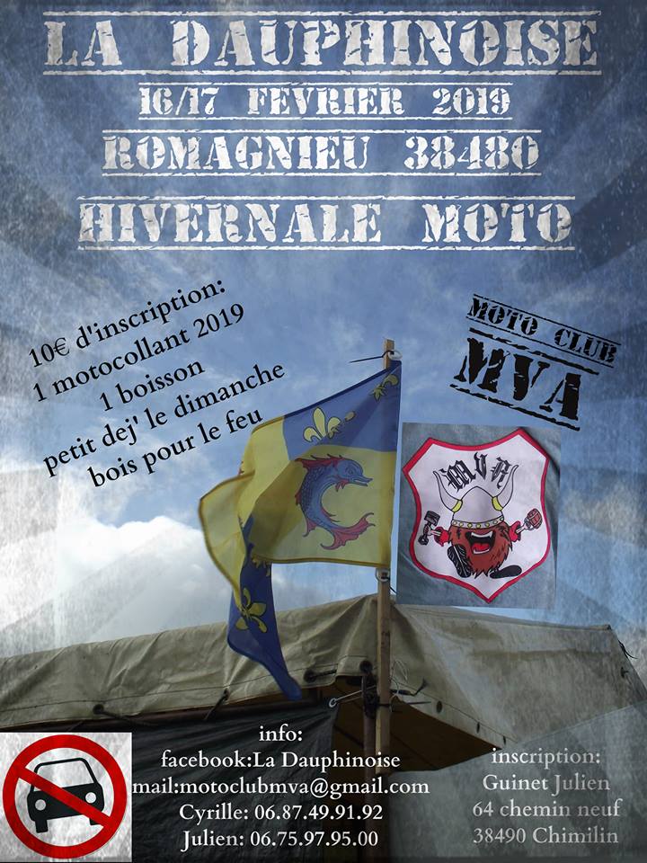 Hivernale Moto -  16 & 17 février 2019 - ROMAGNIEU (38480) 47378410