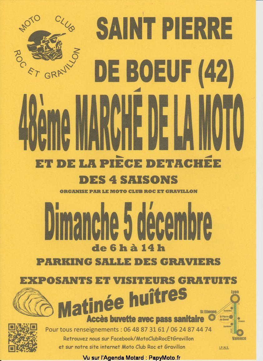 MANIFESTATION - 48eme Marché de la Moto - Dimanche 5 Décembre 2021 - Saint Pierre de Boeuf (42) 48e-ma10