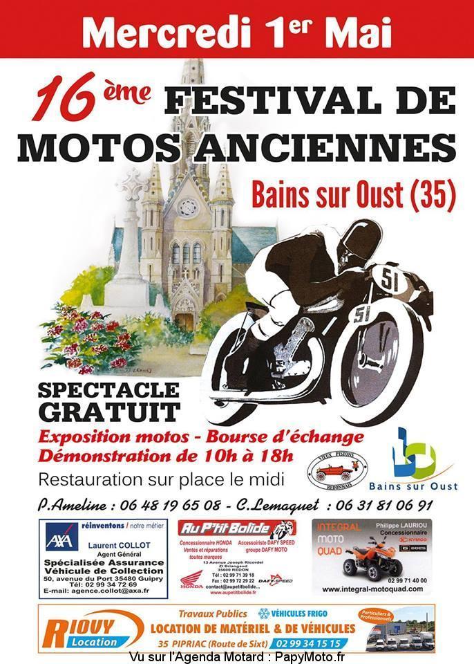 Festival Moto Anciennes - Mercredi 1er Mai - Bain sur Oust (35) 50808911