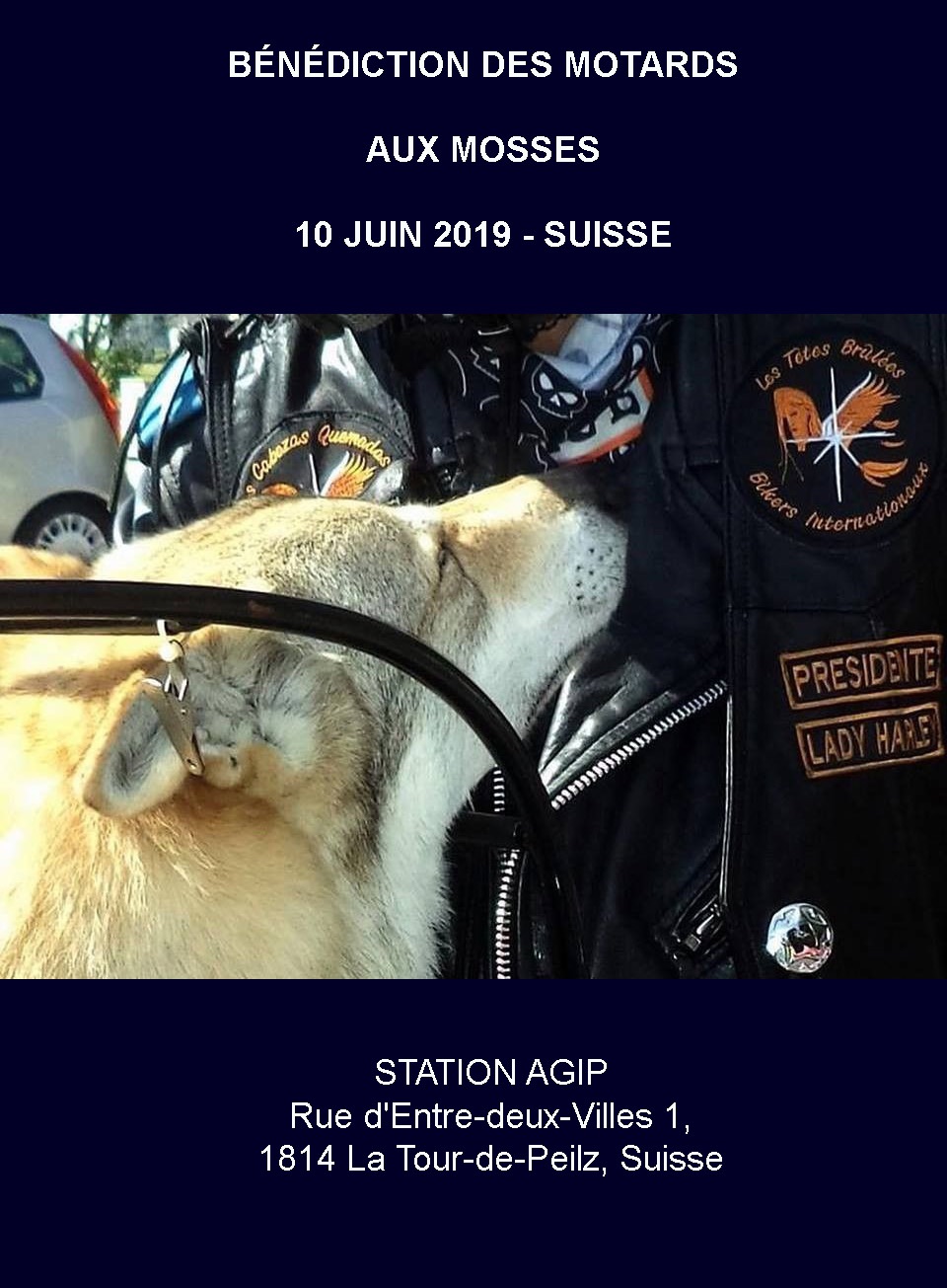 MANIFESTATION - Bénédiction des Motards - 10 Juin 2019 - La Tour - de - Peilsz (1814) Suisse  5c36fb10