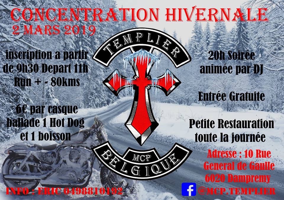 Concentration hivernale- 2 Mars 2019 - DAMPREMY - (6020) BELGIQUE  5c6eb210