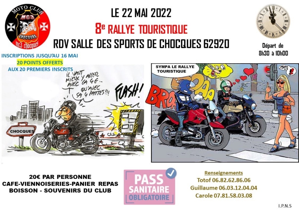 MANIFESTATION - 8ème Rallye Touristique  - 22 Mai 2022 - Chocques (62920) 61a11010