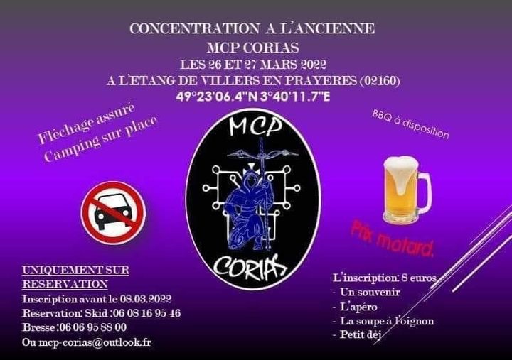 MANIFESTATION - Concentration a L'ancienne - 26 & 27 Mars 2022 - Etang de Villers En Prayeres (02160 61b8b610