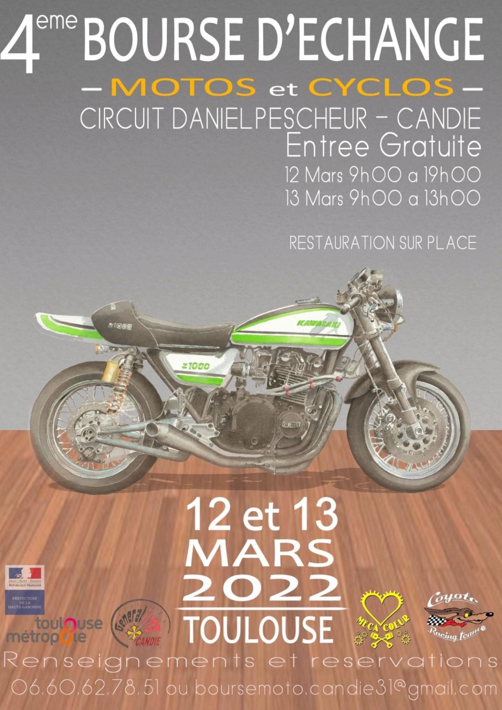 MANIFESTATION - 4eme Bourse D'échange - Motos & Cyclos - 12 & 13 Mars 2022 - Toulouse  61eae310