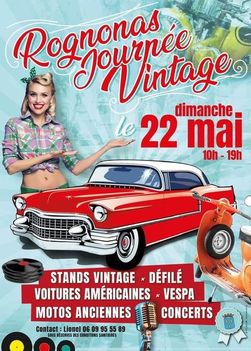 MANIFESTATION - Rognonas Journée Vintage - 22 Mai 2022 - Rognonas  6230cc10
